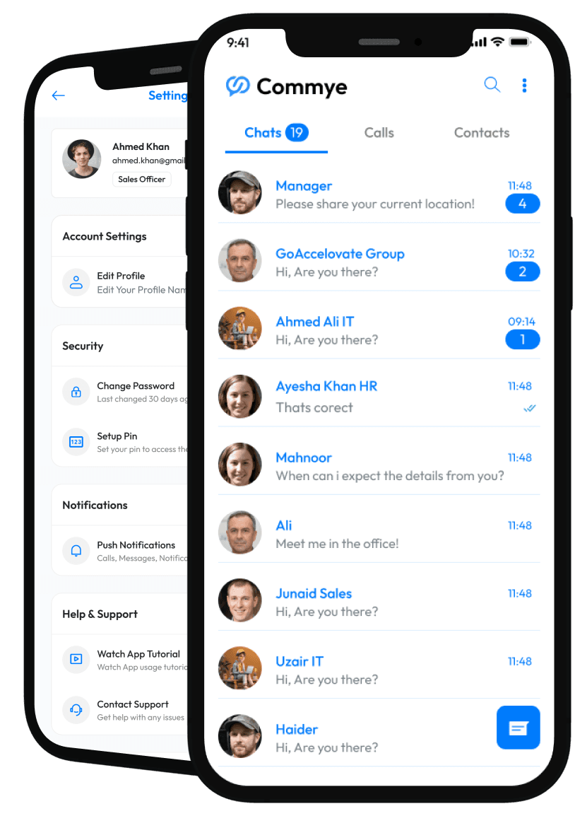 Commye app preview