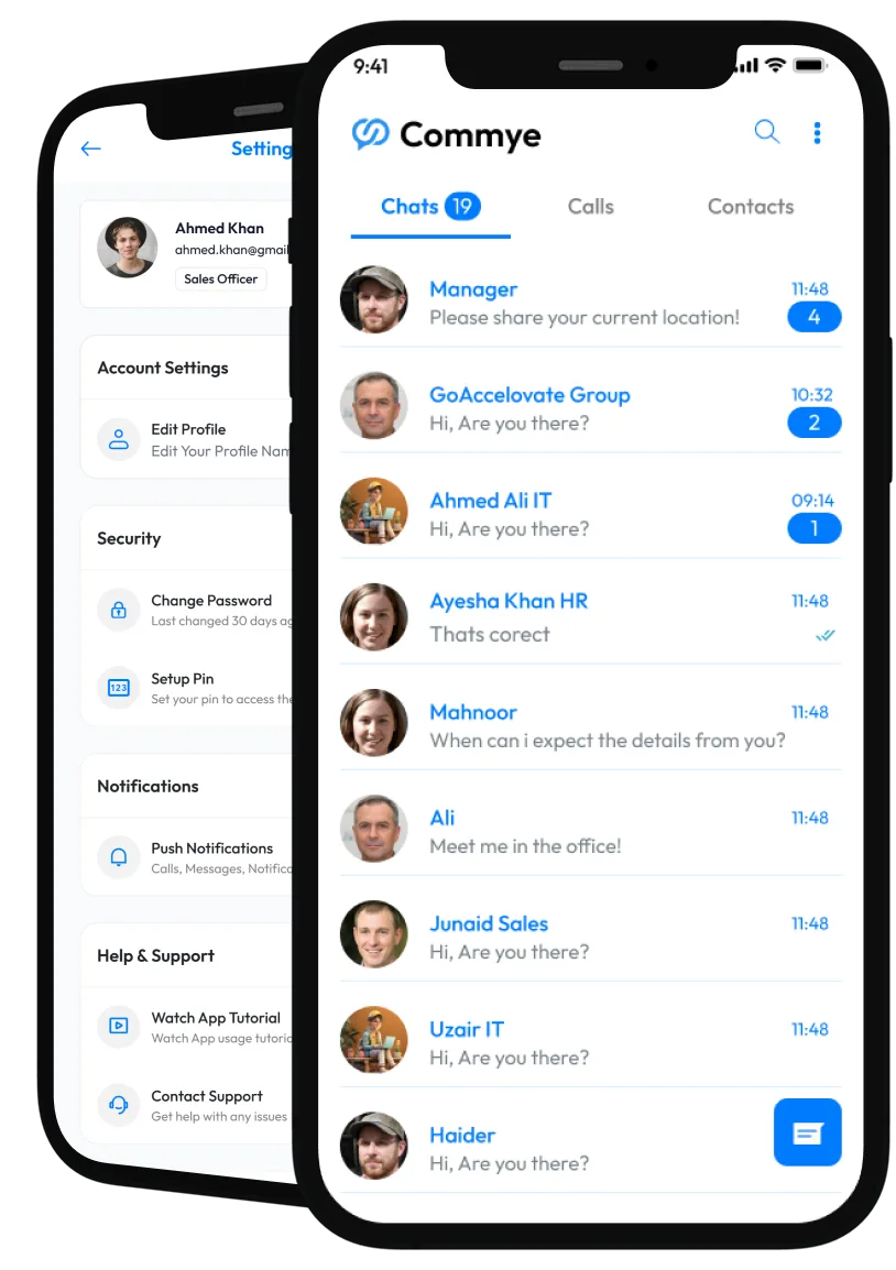 Commye features preview